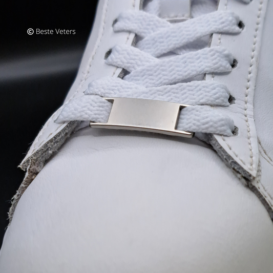 Air Force 1 gespen gepolijst Mat Zilver