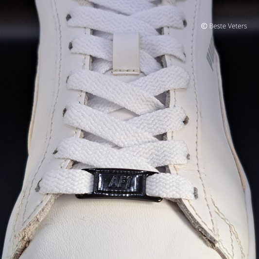 Air Force 1 gespen Mat Zwart