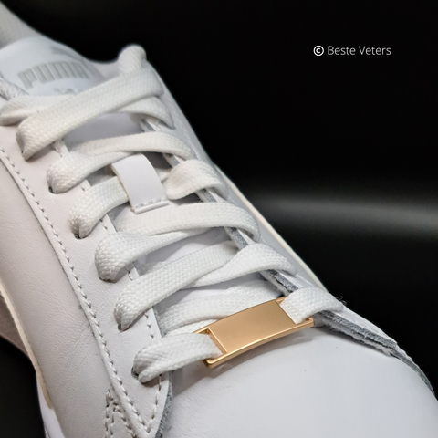 Air Force 1 gespen gepolijst Mat Goud