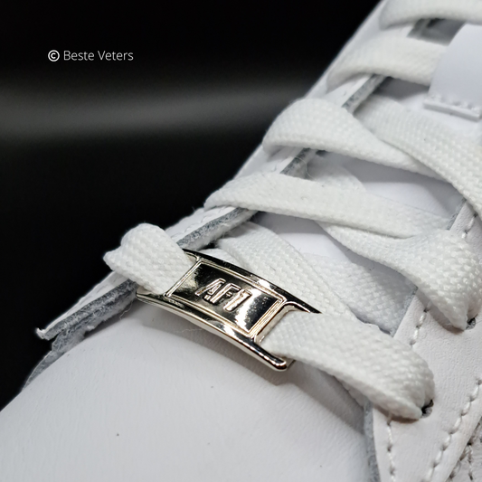 Air Force 1 gespen Zilver