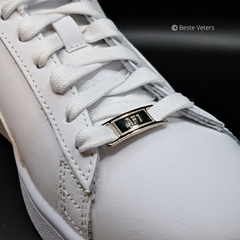 Air Force 1 gespen Zilver