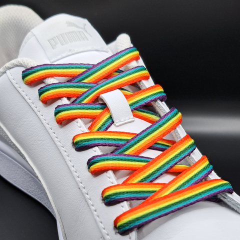 Regenboog/Rainbow Multikleur Veters 120cm
