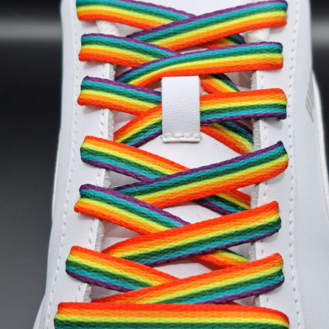 Regenboog/Rainbow Multikleur Veters 120cm