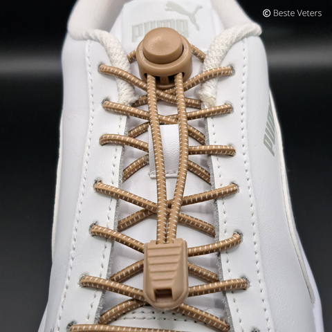 Lock veter sluiting - Beige