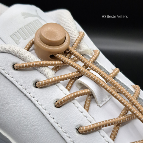 Lock veter sluiting - Beige