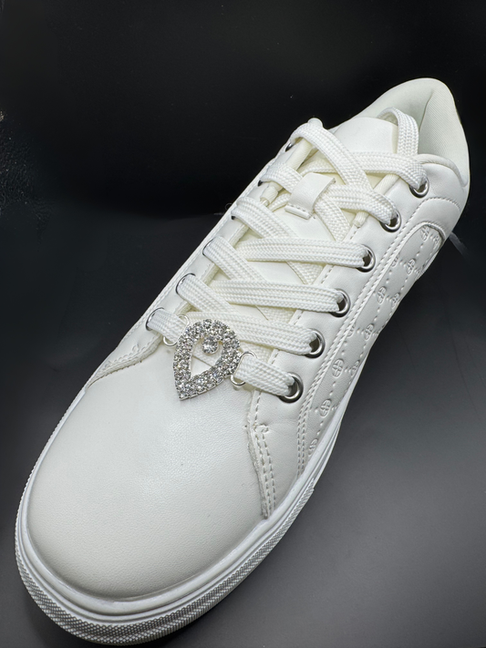 Kristallen hart druppel voor sneakers